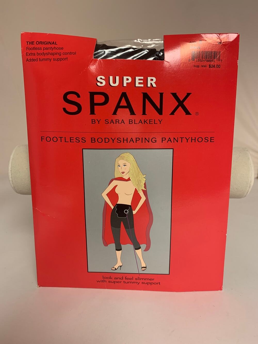 Spanx Footless Extra Body Shaping Black Panyhose New in Package SZ B